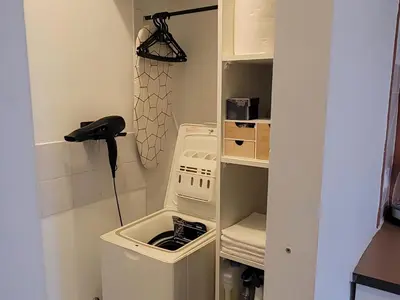 Plan de l'établissement Cozy studio with a view of the Eiffel Tower