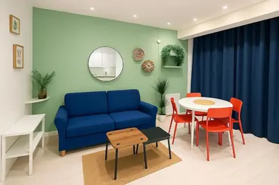 Coin salon dans l'établissement Casa Home - Large two-bedroom near Gare de Lyon
