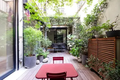 Jardin de l'établissement GuestReady - Lovely family getaway near The Louvre