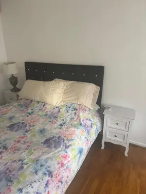 Un ou plusieurs lits dans un hébergement de l'établissement Cute appartement