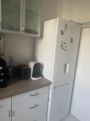 Cuisine ou kitchenette dans l'établissement Cute appartement