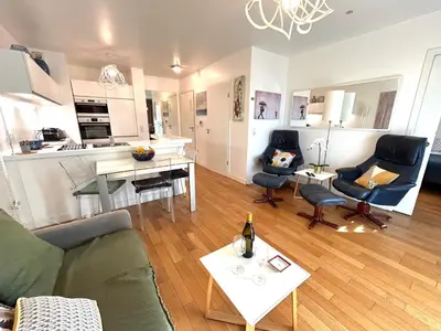 Cuisine ou kitchenette dans l'établissement L'appartement Grenelle