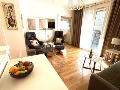 Coin salon dans l'établissement L'appartement Grenelle