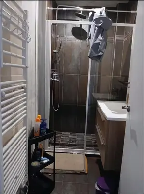 Salle de bains dans l'établissement Appartement cosy à 2 mins de Paris