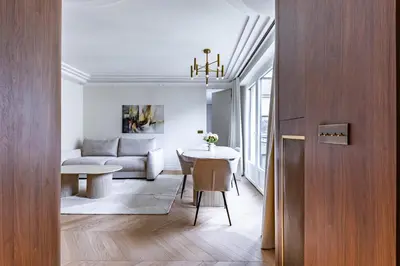 Un ou plusieurs lits dans un hébergement de l'établissement Neuilly ,5 stars ,quartier chic & ultra sécurisé