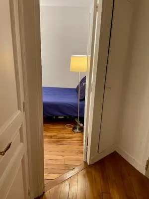 Un ou plusieurs lits dans un hébergement de l'établissement Loft spacieux et lumineux - Paris