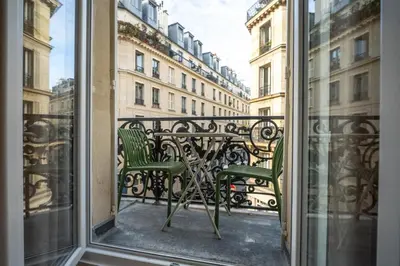 Balcon ou terrasse dans l'établissement Architect Luxury Appartment - Marais