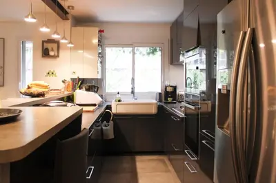 Plan de l'établissement Spacious apartment with terrace near the Marais