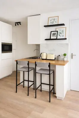 Cuisine ou kitchenette dans l'établissement Joli Deux-Pièces Lumineux dans le 12e à Paris
