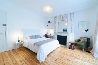 Un ou plusieurs lits dans un hébergement de l'établissement Finestate Coliving Dupleix