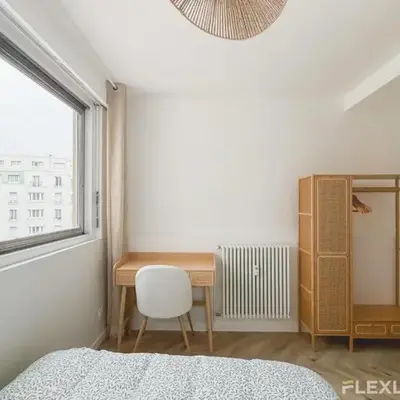 Room in spacious T7 in Paris 20