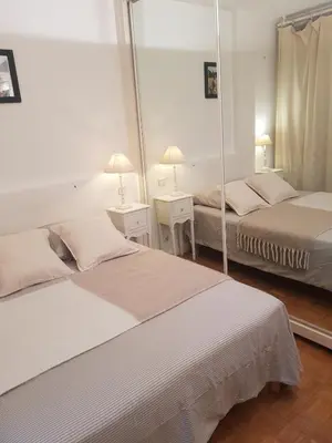 Un ou plusieurs lits dans un hébergement de l'établissement Charming apartment - Eiffel Tower