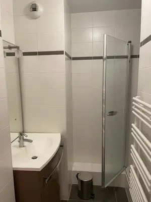 Salle de bains dans l'établissement Incroyable appartement Paris Montparnasse