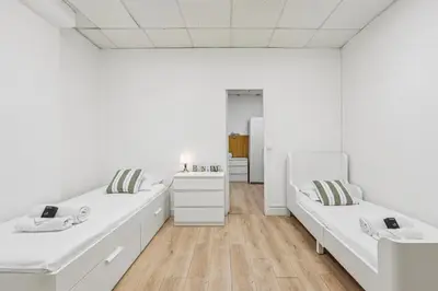 Un ou plusieurs lits dans un hébergement de l'établissement Marais l Center of Paris l Full Equipped