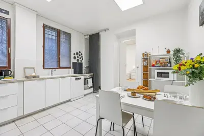 Cuisine ou kitchenette dans l'établissement Marais l Center of Paris l Full Equipped