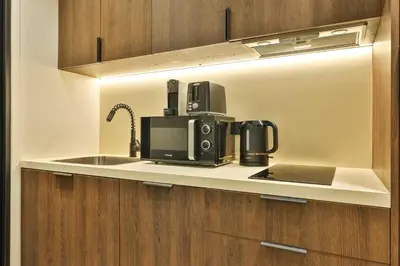 Cuisine ou kitchenette dans l'établissement Wonderful Appartment 4p 1 BR Nation Bastille