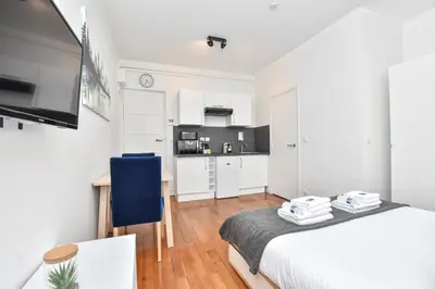 Cuisine ou kitchenette dans l'établissement Cosy studio - 2P - Bastille