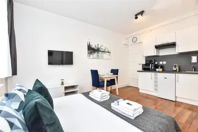 Cuisine ou kitchenette dans l'établissement Cosy studio - 2P - Bastille