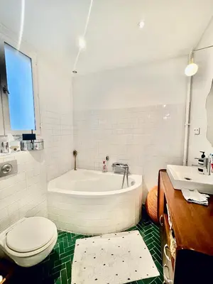 Salle de bains dans l'établissement Le cocon familial - spacieux - proche Paris