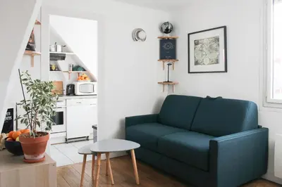 Plan de l'établissement Bright Parisian escape with breathtaking views