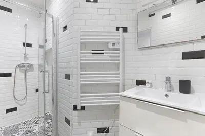 Salle de bains dans l'établissement Appartement Cosy Gare de Lyon