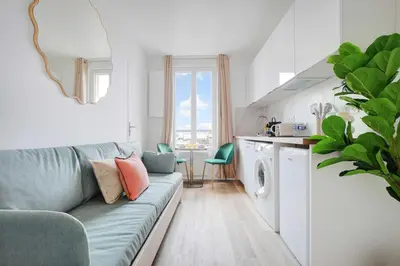 Cuisine ou kitchenette dans l'établissement Bright apartment 1BDR 4P - Ivry-sur-Seine