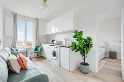 Cuisine ou kitchenette dans l'établissement Bright apartment 1BDR 4P - Ivry-sur-Seine