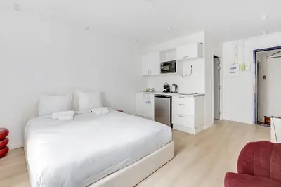 Cuisine ou kitchenette dans l'établissement Studio cosy & élégant au cœur de Paris