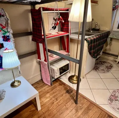 Un ou plusieurs lits superposés dans un hébergement de l'établissement Paris center Eiffel studio
