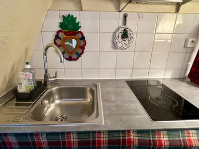 Cuisine ou kitchenette dans l'établissement Paris center Eiffel studio