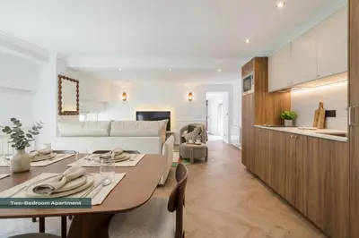 Cuisine ou kitchenette dans l'établissement PoeticStay - Grands Boulevards