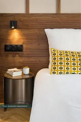 Un ou plusieurs lits dans un hébergement de l'établissement PoeticStay - Grands Boulevards