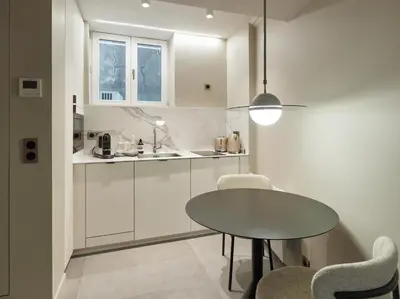 Cuisine ou kitchenette dans l'établissement Maison Marais