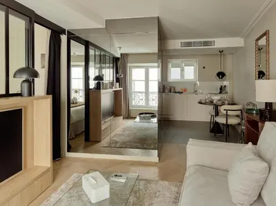 Coin salon dans l'établissement Maison Marais