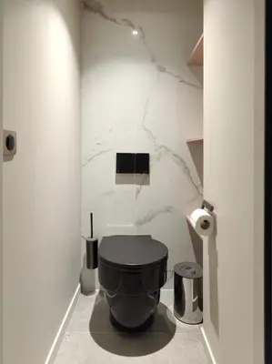 Salle de bains dans l'établissement Maison Marais