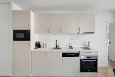 Cuisine ou kitchenette dans l'établissement Lavie Maison - Appartement proche de Montmartre