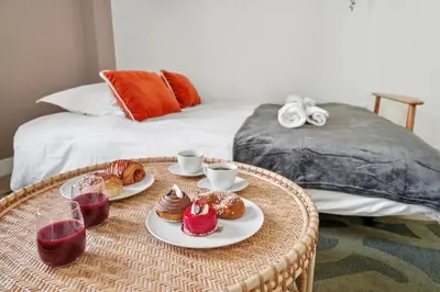 Un ou plusieurs lits dans un hébergement de l'établissement Lavie Maison - Appartement proche de Montmartre