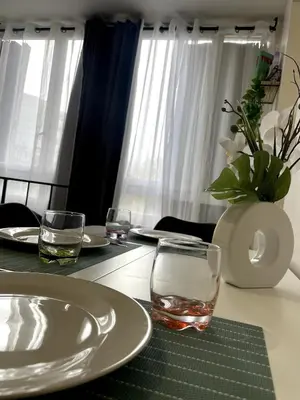 Plan de l'établissement Modern studio for 3, Porte de Paris nord metro 7
