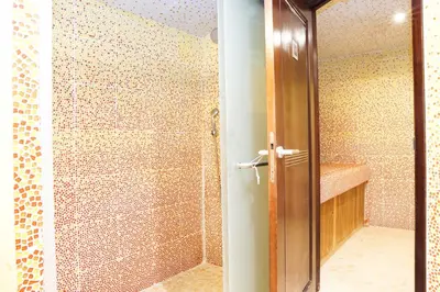 Salle de bains dans l'établissement EXIGEHOME-Large houseboat with rooftop and spa near Paris