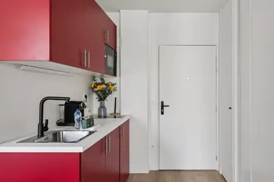 Cuisine ou kitchenette dans l'établissement Lavie Maison - Studio Batignolles & Montmartre