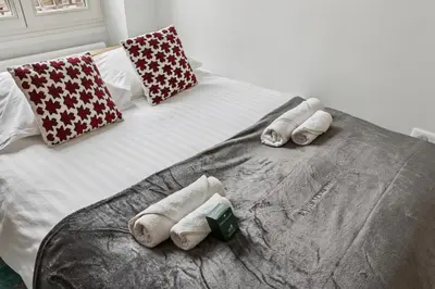 Un ou plusieurs lits dans un hébergement de l'établissement Lavie Maison - Studio Batignolles & Montmartre