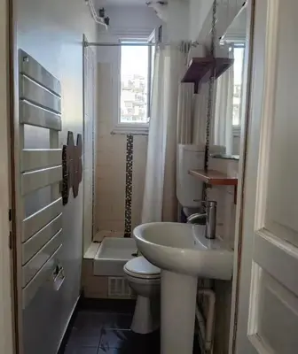 Salle de bains dans l'établissement Rue du Cambodge