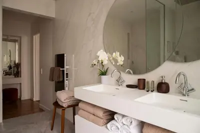 Salle de bains dans l'établissement Maison V - Saint-Germain Luxury Residence