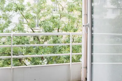 Balcon ou terrasse dans l'établissement Charming bright studio in the heart of Paris