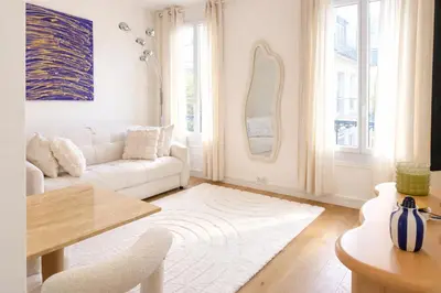 Un ou plusieurs lits dans un hébergement de l'établissement Saint-Germain-des-Prés - Modern-Calm-Bright