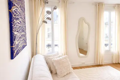 Un ou plusieurs lits dans un hébergement de l'établissement Saint-Germain-des-Prés - Modern-Calm-Bright