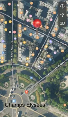 Plan de l'établissement MIKE STAY Luxury Suite Ponthieu - Champs-Élysées