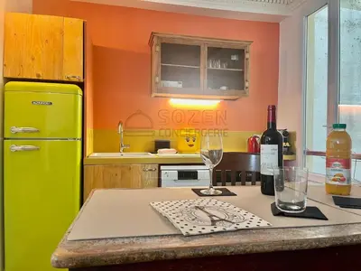 Cuisine ou kitchenette dans l'établissement Le Vintage - Paris 11