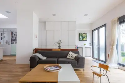 Coin salon dans l'établissement House in Paris