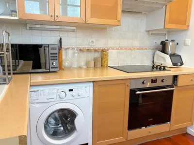 Cuisine ou kitchenette dans l'établissement Le Loft Mont-Cenis